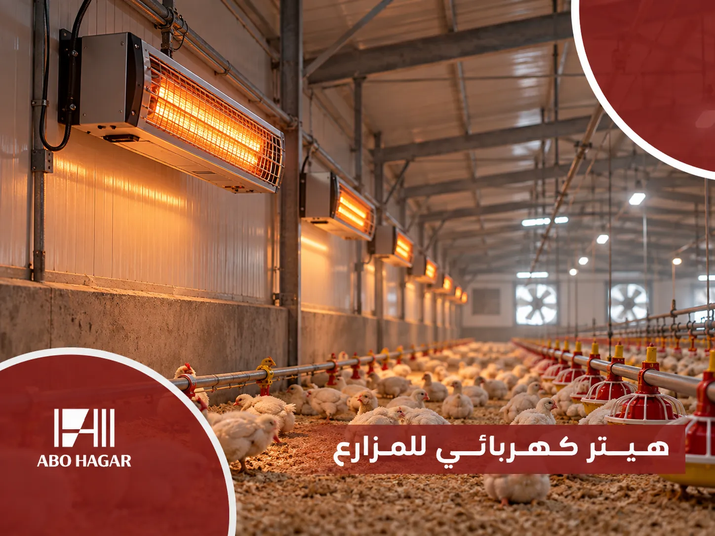 Electric heater for farms
